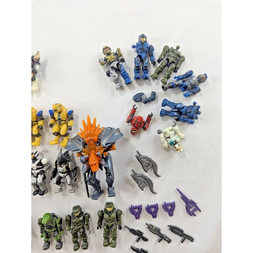 Promethean Knight Pelican Gunship HALO Mega Bloks Lot 54 Pieces MISSING ARM